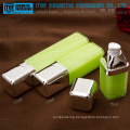 New arrival ZB-KR Series 15ml 30ml 50ml strong pump AS/SAN plastic rounded square airless bottles